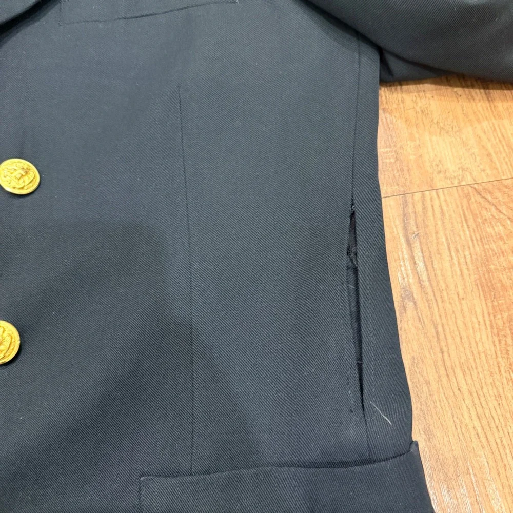 Vntg 1986 US Navy Officer Dress Blue Jacket Kass Wilner-Howard Lieutenant Cmdr